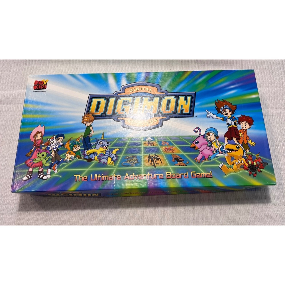Vintage 2000 Digimon Digital Monsters The Ultimate Adventure Board Game Fox Kids